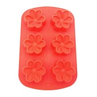 Molde de Silicon de 6 Cavidades de Flor MASTER CHEF 9890455