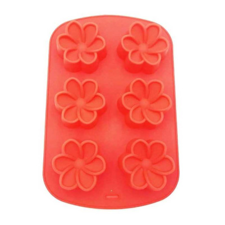 Molde de Silicon de 6 Cavidades de Flor MASTER CHEF 9890455