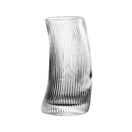Vaso de Vidrio Ranurado de 480 Mililitros VETRO HLX-FC110