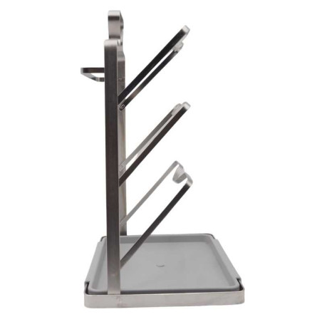 Rack para Ollas Metalico de Color Plateado SIN ASIGNAR AQ-1595B