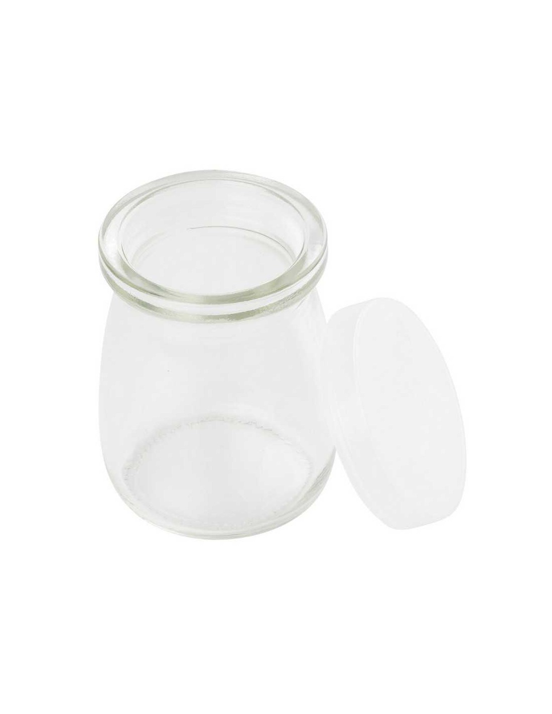 Crystal Clear - Frascos de plástico con tapas de rosca 16 oz Set 6 boca  ancha por Pinnacle Mercantile.