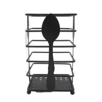 Rack Porta Cubiertos de Color Negro SIN ASIGNAR HP49-047H