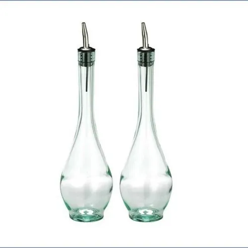 Vinagrera de Vidrio Transparente Siena de 16 Onzas TABLECRAFT H931