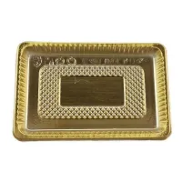 Molde de Aluminio Desechable para Mini Postre Rectangular, Paquete de 50 Unidades TIPS JS-603