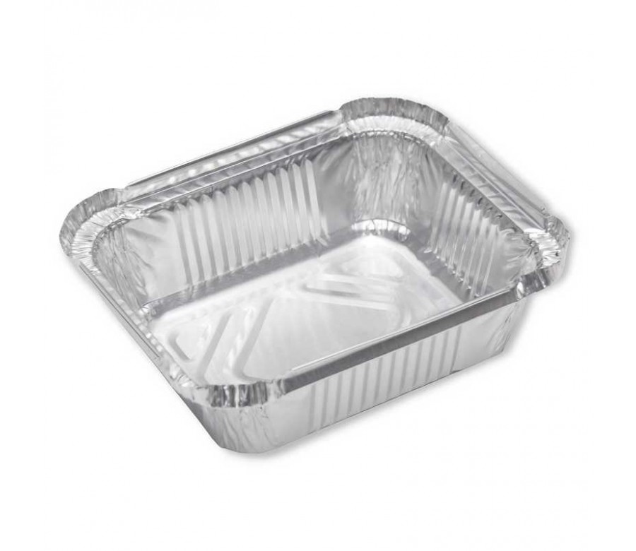 Bandeja de Aluminio Desechable de 53 x 32 x 8 Centimetros, Paquete de 50  Unidades TIPS AFT01-09