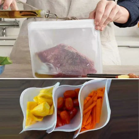 Bolsa Reutilizable PEVA de 15.3 x 10.5 x 5.1 Centimetros MASTER CHEF PVB1