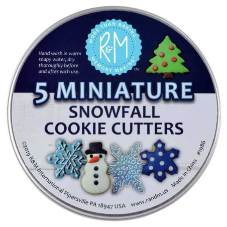Cortador para Galletas Navidenas Mini Snowflame, Set de 5 Unidades R Y M 1986