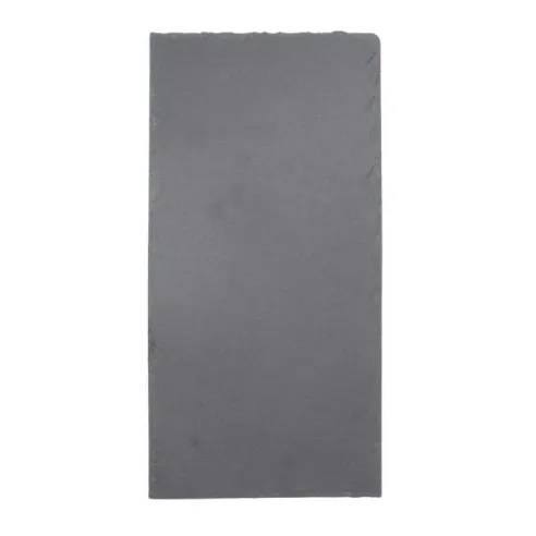 Plato Rectangular de Piedra de 40 x 20 Centimetros de Color Negro TIPS RSD01-14