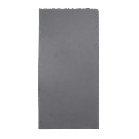 Plato Rectangular de Piedra de 40 x 20 Centimetros de Color Negro TIPS RSD01-14