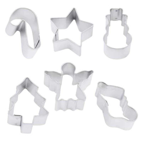 Cortador para Galletas Navidenas Mini Snowflame, Set de 6 Unidades R Y M 1995