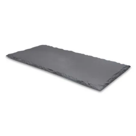 Plato Rectangular de Piedra de 40 x 20 Centimetros de Color Negro TIPS RSD01-14