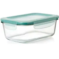 Contenedor de Vidrio Rectangular Hermetico de 640 Mililitros TIPS A-173-02