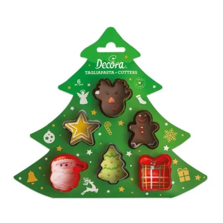 Cortador de Galletas de Navidad, Set de 6 Unidades TIPS ZNP-157