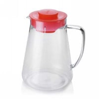 Pichel de Vidrio Teo de 2500 Mililitros con Tapa Roja TESCOMA 646626.20
