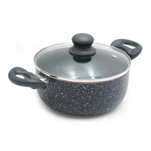 Olla de Acero con Tapa de Vidrio de 22 Centimetros TIPS WZG-015-2