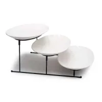 Exhibidor de Buffet de Ceramica de Platos Ovalados TIPS JLA-010