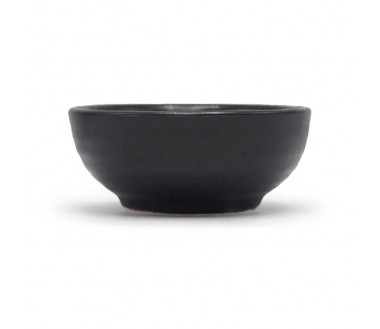 Bowl de Ceramica de 7.5 Centimetros de Color Negro TIPS QJC-028BK