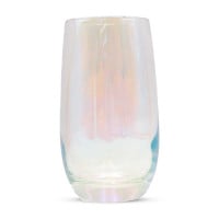 Vaso de Vidrio de 375 Mililitros de Color Tornasol, Set de 6 Unidades VETRO DHD-015TR/HJ