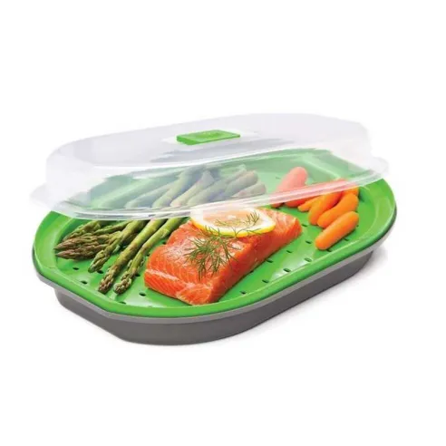 Vaporera para Microondas para Pescado y Vegetales PROGRESSIVE PS-46GY