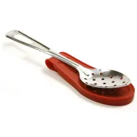 Porta Cucharas de Silicon de 10 Pulgadas de Color Rojo NORPRO 7480 2