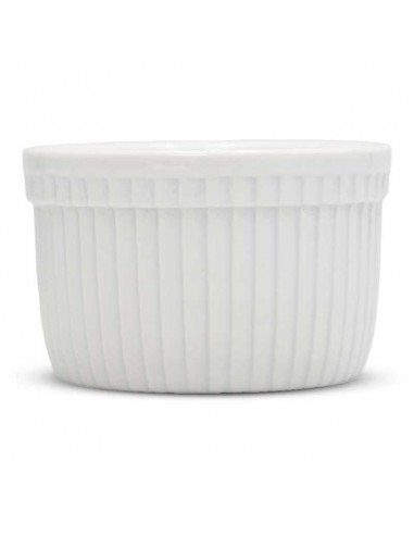 Ramekin Redondo Turin de Ceramica de 3.5 x 2.1 Pulgadas MASTER CHEF WT095