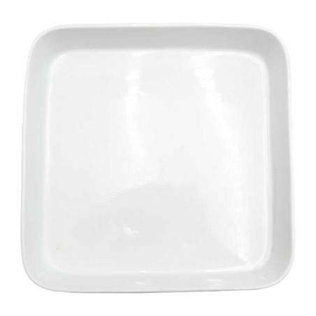 Bandeja Cuadrada Turin de Ceramica de 10.8 x 2.1 Pulgadas MASTER CHEF WT135