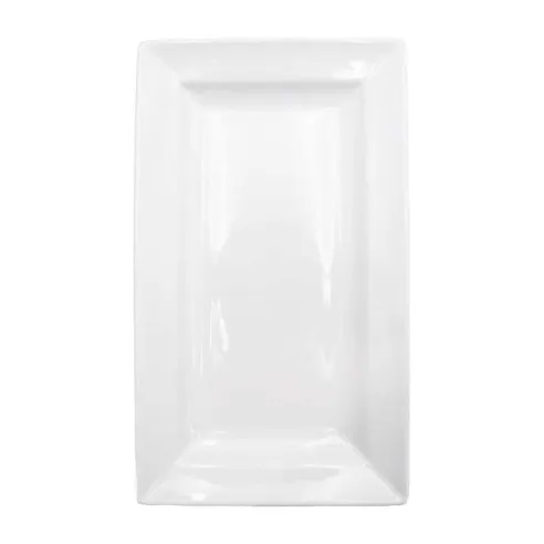 Plato Rectangular Turin de Ceramica de 14.5 x 8.6 x 1.5 Pulgadas MASTER CHEF WT1240