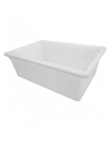 Caja de Polipropileno de 26 x 18 x 9 Pulgadas de Color Blanco MASTER CHEF 8340PP