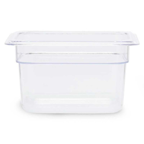 Bandeja Transparente de Policarbonato de 1/6 x 4 Pulgadas MASTER CHEF 2164