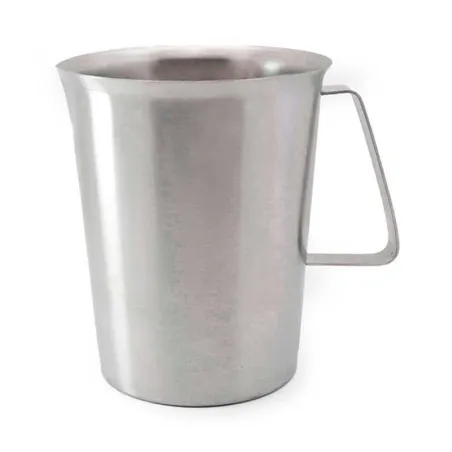 Taza para Medir de Acero Inoxidable Plateado de 500 Mililitros MASTER CHEF ICC005