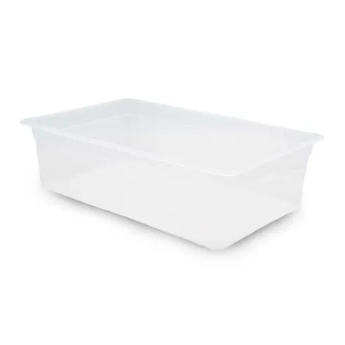 Bandeja Transparente de Polipropileno de 1/1 x 6 Pulgadas MASTER CHEF 2116P