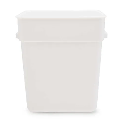 Contenedor Cuadrado de Polipropileno de 18 Quartos Blanco MASTER CHEF FW18BPP