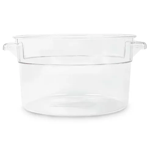 Contenedor Redondo de Policarbonato Transparente de 8 Quartos MASTER CHEF YW07TPC