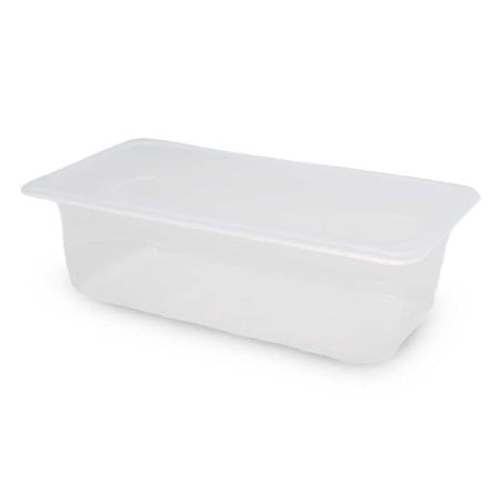 Bandeja Transparente de Polipropileno de 1/3 x 4 Pulgadas MASTER CHEF 2134P