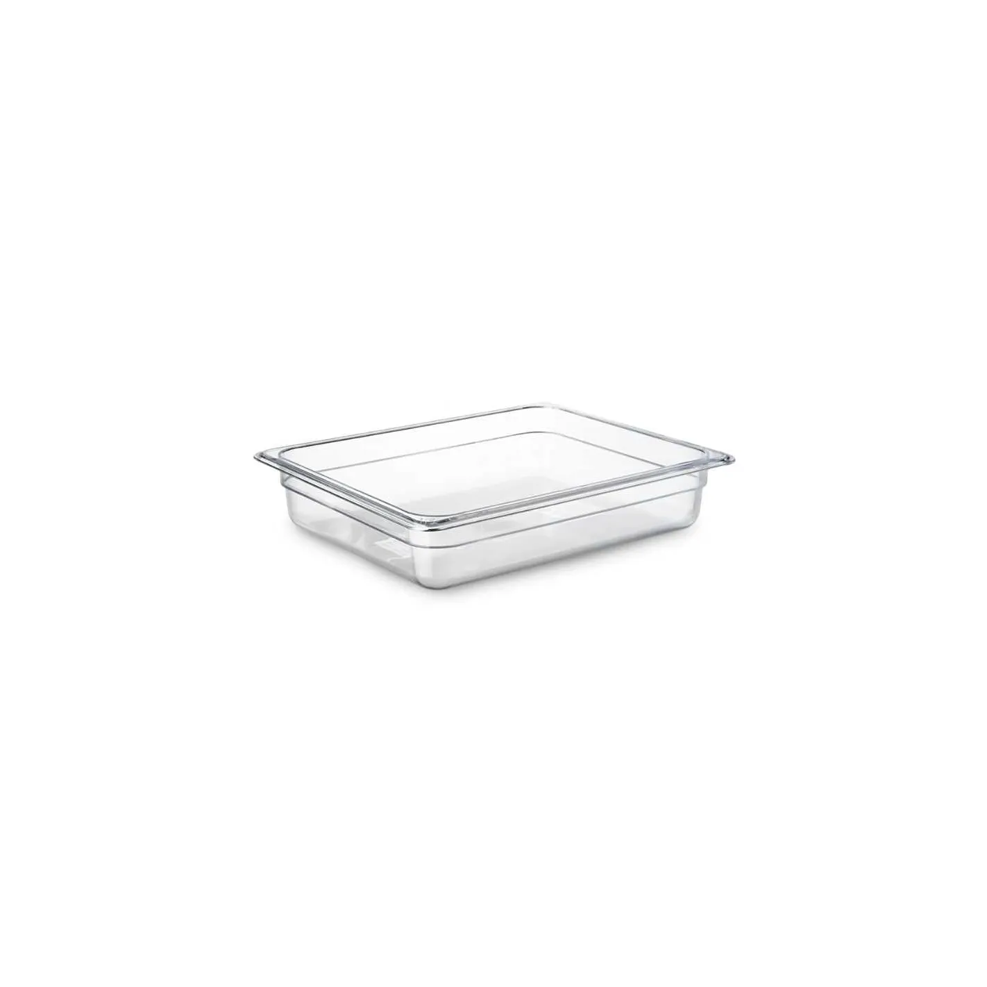 Bandeja de policarbonato transparente de 1 1 x 4 pulgadas master chef 2114