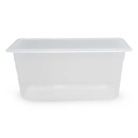 Bandeja Transparente de Polipropileno de 1/3 x 6 Pulgadas MASTER CHEF 2136P