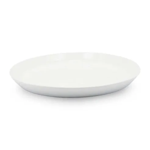 Plato Redondo de Porcelana 8.5 Pulgadas Blanco ARNI C0972