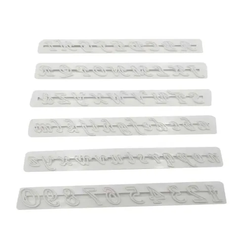 Marcador para Fondant del Abecederario y Numerico 2 MASTER CHEF 0760603