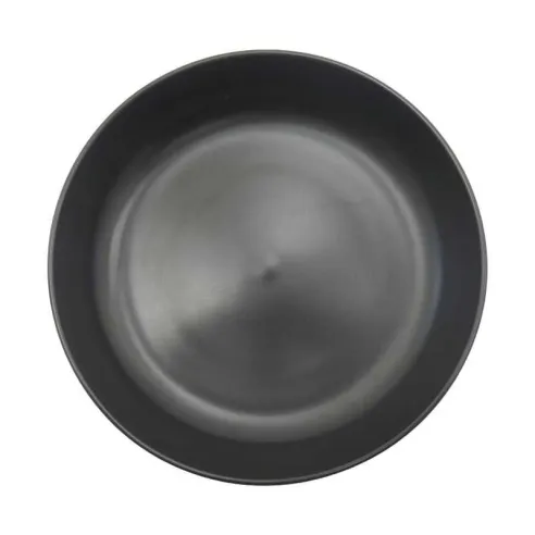Plato Redondo Coupe Hondo de Porcelana 10 Pulgadas Negro Mate ARNI C1462-25