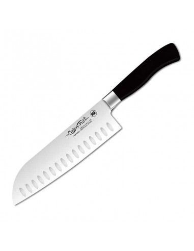 Cuchillo Santoku Forjado de 7 Pulgadas de Color Negro CUTLERY PRO FB-8811-180G-BK201-CP-CP