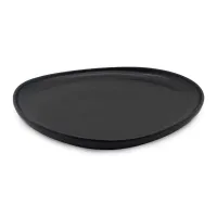 Plato Triangular Coupe de Porcelana 11 Pulgadas Negro Arenoso ARNI C1410-J09 2