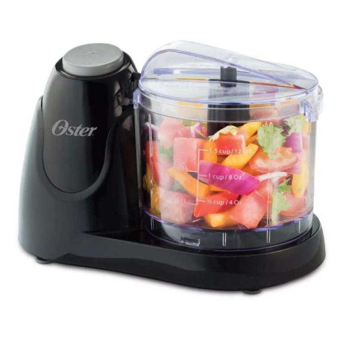 Procesador de Alimentos 2 Velocidades de 700 Mililitros 125 Watts Negro OSTER 3320