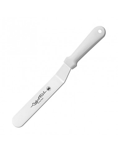 Espatula Curva para Decorar de 4.25 Pulgadas de Mango Blanco CUTLERY PRO GS-30508-110FS-WH101-CP-CP