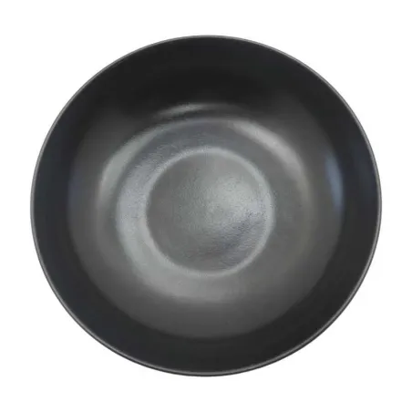 Plato Redondo Coupe Hondo de Porcelana 10 Pulgadas Negro Arenoso ARNI C1462-J09