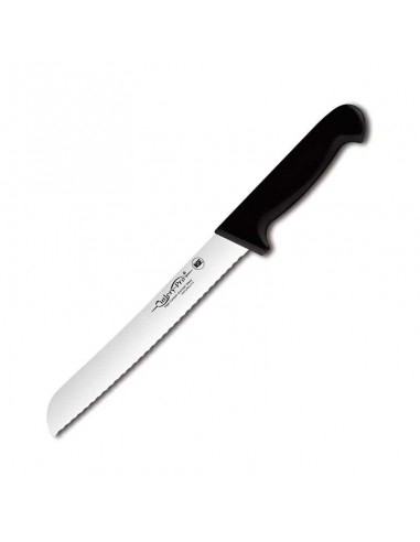 Cuchillo de Pan de 8 Pulgadas con Mango de Color Negro CUTLERY PRO KB-2255-200-BK101-CP-CP