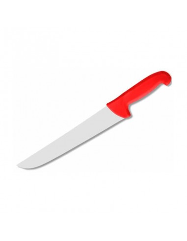 Cuchillo Carnicero Recto de 8 Pulgadas con Mango de Color Rojo CUTLERY PRO KB-2243-200-RD101-CP-CP