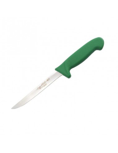 Cuchillo para Deshuesar de Hoja Delgada Recta de 6 Pulgadas con Mango de Color Verde CUTLERY PRO KB-2208-150A-GR101-CP-CP