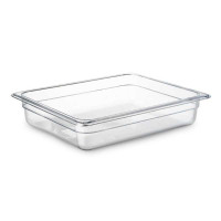Bandeja de Policarbonato Transparente de 1/1 x 8 Pulgadas MASTER CHEF 2118
