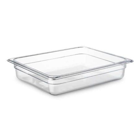 Bandeja de Policarbonato Transparente de 1/1 x 8 Pulgadas MASTER CHEF 2118