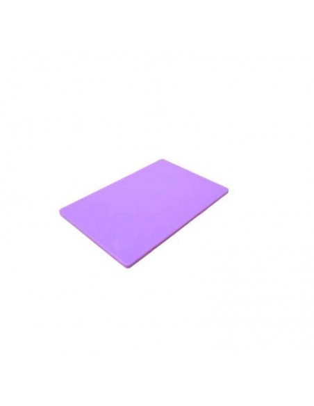 Tabla de Picar de Polietileno de 20 x 15 x 1/2 Pulgadas de Color Morado THUNDER PLCB201505PP